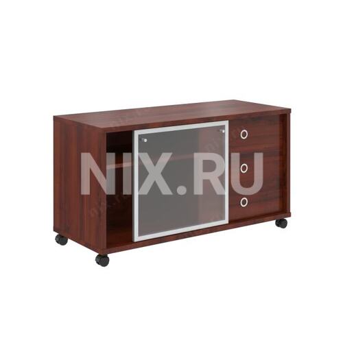 00-07125462 B 202.2A Тумба мобильная с дверью купе B 202.2A Бургунди 1200х500х660 BORN