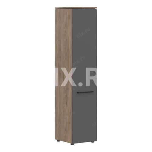 00-07089321 MHC 42.1 Шкаф колонка с глухой дверью MHC 42.1 Антрацит/Кария Пальмира 429х423х1