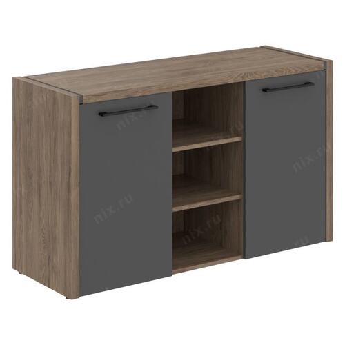 00-07089303 MTF 140 Тумба под фригобар MTF 140 Антрацит/Кария Пальмира 1400х492х828 MORRIS T