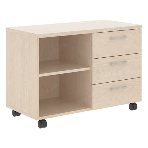00-07125198 Тумба сервисная XLC-3D.1A Бук Тиара 908х450х631 XTEN
