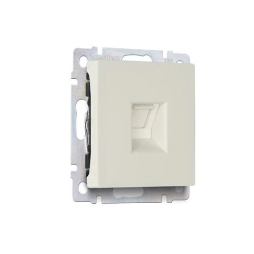 SBE-05i-S1-RJ Розетка компьютерная RJ-45 бежевая "Нептун" (SBE-05i-S1-RJ)