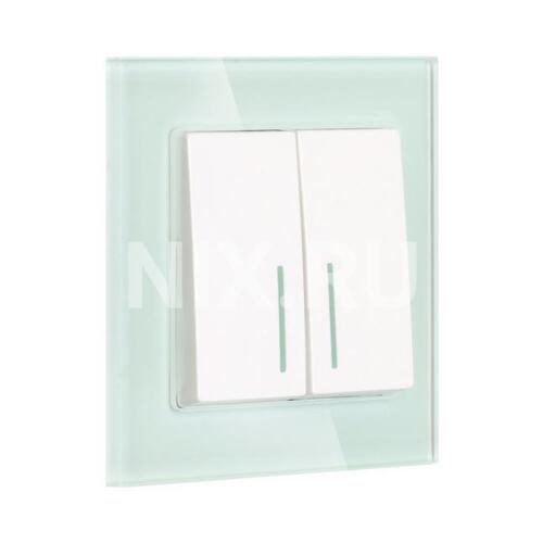SBE-05i-Glass-FR-1 Рамка 1-местная стекло бежевая "Нептун" (SBE-05i-Glass-FR-1)