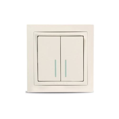 SBE-05i-Plastic-FR-1 Рамка 1-местная пластик бежевая "Нептун" (SBE-05i-Plastic-FR-1)
