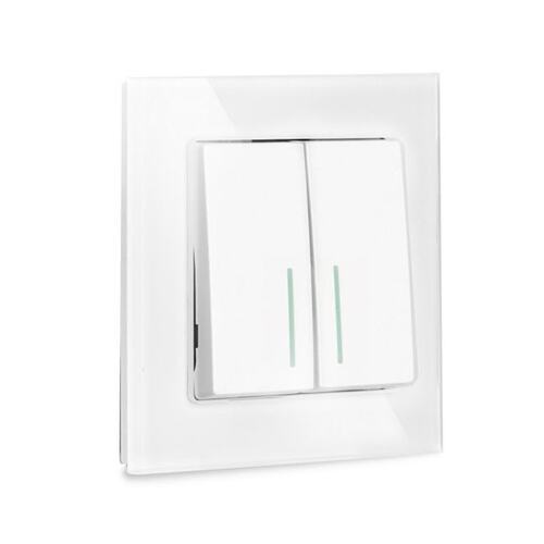 SBE-05w-Glass-FR-1 Рамка 1-местная стекло белая "Нептун" (SBE-05w-Glass-FR-1)