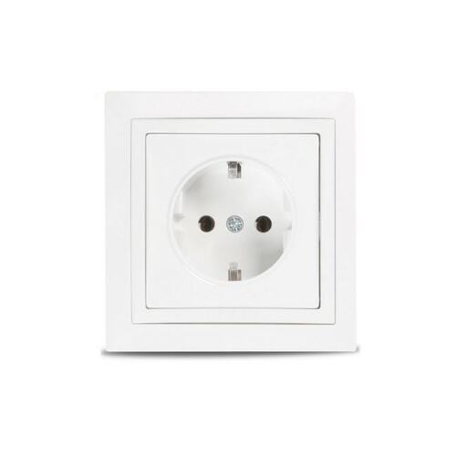 SBE-05w-Plastic-FR-1 Рамка 1-местная пластик белая "Нептун" (SBE-05w-Plastic-FR-1)