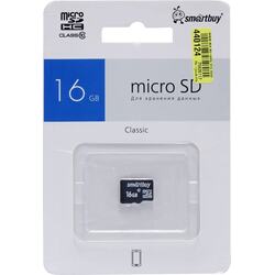 Карта памяти SmartBuy SB16GBSDCL10-00LE