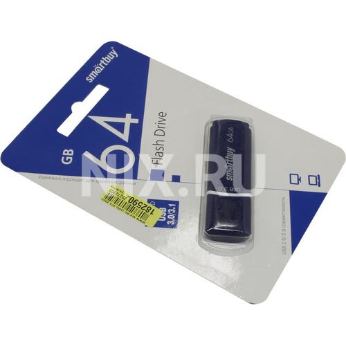 Флешка SmartBuy Crown SB64GBCRW-Bl USB 64 ГБ