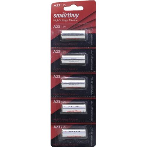 Батарейки A23 SmartBuy High Voltage Alkaline SBBA-23A5B 5 шт.