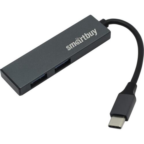 USB 3.0 хаб для порта USB Type C SmartBuy SBHA-460С-G