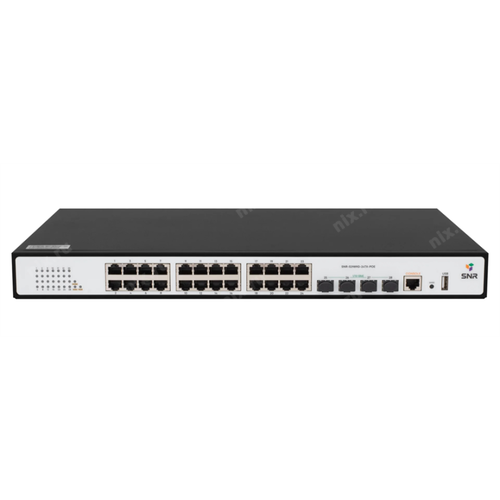 SNR <SNR-S2989G-24TX-POE> Управляемый коммутатор (24 x 1 Гбит/с, 4 x SFP+)