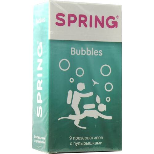 Презервативы Spring Bubbles 9 шт