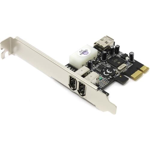 FireWire контроллер St-Lab PCI-E IEEE1394a (TI) (2P+1P) CARD (F-261) PCI Express
