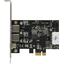 USB контроллер St-Lab U-1340 PCI Express, вид сверху