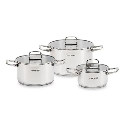 Набор кастрюль Starwind Chef Compact 6 предметов (SW-CH3006)
