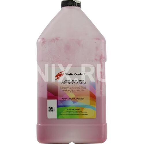Тонер цветной Static Control OKIUNIV3-1KG-M