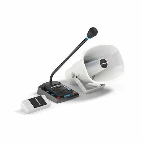 Комплект Stelberry S-505 переговорного устройства клиент-кассир для АЗС с системой громкого оповещения, встроенным усил