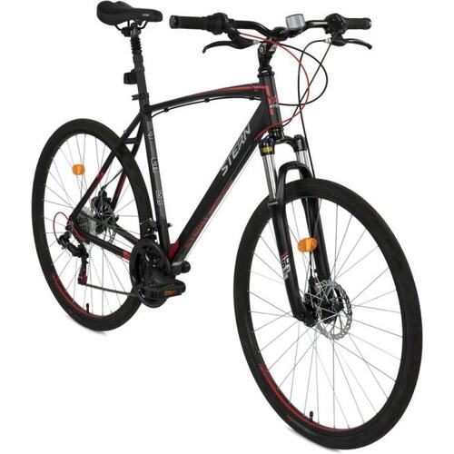 Велосипед STERN Urban 2.0 городской (взрослый), рама 19.5", колеса 28", черный/красный, 15кг