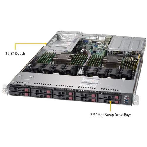 Серверная платформа 1U Supermicro SuperServer 1029U-TRTP