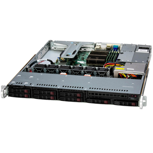 Supermicro SuperServer 1U 111R-M 1xE-2434/ 1x32Gb/ 1xD3 S4520 480GB SATA/ 600W/ 1st config
