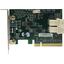 HBA-адаптер Supermicro AOC-SLG3-2E4R PCI Express, вид сверху