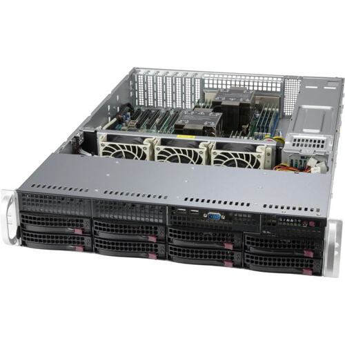 Серверный корпус 2U Supermicro SuperChassis CSE-825BTQC-R1K23LPB Enhanced E-ATX (347 x 330 мм) 1200 Вт — купить, цена и характеристики, отзывы