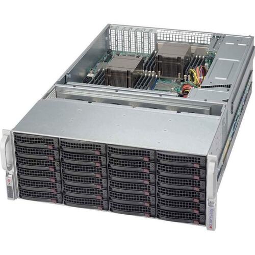 Корпус SuperMicro CSE-847BE2C-R1K28WB 4U,36 x 3.5&; SAS HDD,,7 слотов расширения (3 LP),