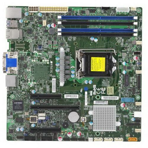 Серверная материнская плата Socket LGA1151 Supermicro X11SSZ-F 4DDR4 ECC/DDR4 MicroATX