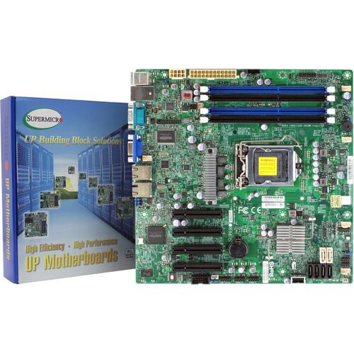Серверная материнская плата Socket LGA1155 Supermicro X9SCM-F 4DDR3 ECC MicroATX