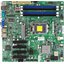Серверная материнская плата Socket LGA1155 Supermicro X9SCM-F 4DDR3 ECC MicroATX, вид сверху