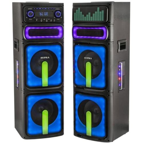 Минисистема Supra SMB-2050 черный 180Вт FM USB BT SD