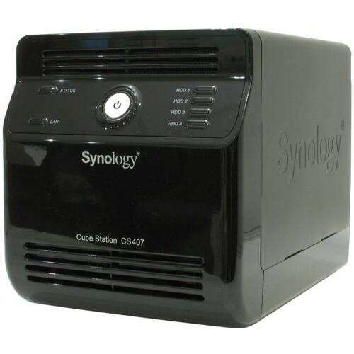 Сетевое хранилище на 4 диска Synology Cube Station CS407