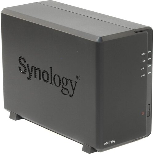 Сетевое хранилище на 2 диска Synology DS216play