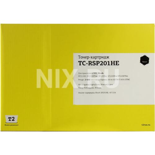Картридж черный (или контейнер с черными чернилами) T2 TC-RSP201HE