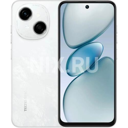 KL4 64+3 Glittery White Смартфон Tecno SPARK Go 1 KL4 3/64Gb Glittery White