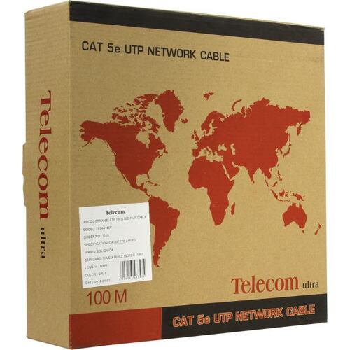 Кабель FTP Telecom TFS44150E Омедненный алюминий (CCA) 100 метров