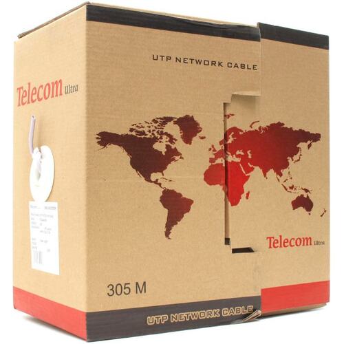 Кабель UTP Telecom TUS44040E Омедненный алюминий (CCA) 0.205 мм2 305 метров