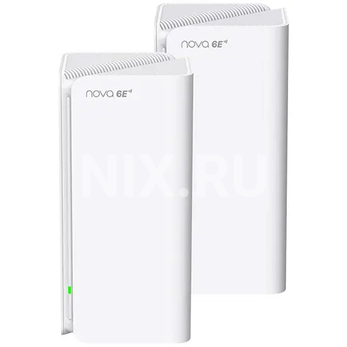 Tenda MX21 Pro (2-pack) Трехдиапазонная гигабитная Wi-Fi Mesh система AXE5700, 2,4/5/6 ГГц, до 5665 Мбит/с, 3x1Гбит/с