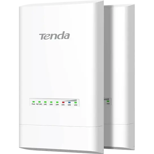 Tenda OS3 (2-pack) Наружная точка доступа (комплект 2 шт), 5 ГГц, до 867 Мбит/с, внешняя антенна 1x12dBi, IP65, PoE
