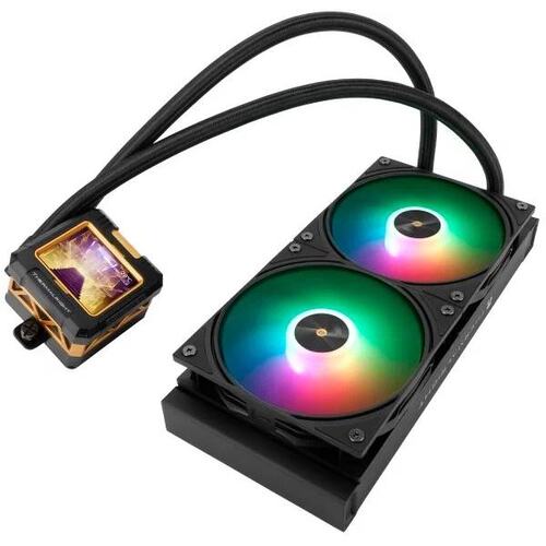 F-WFRAME-240-BL-ARGB Система жидкостного охлаждения Thermalright Frozen Warframe 240 Black ARGB, радиатор 240 мм, 2000