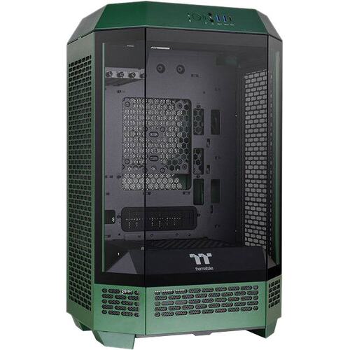 Корпус Minitower Thermaltake The Tower 300 Racing Green MicroATX без БП с окном