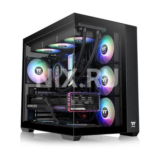 CA-1Z2-00M1WN-00 Корпус Thermaltake View 380 TG ARGB черный без БП ATX 6x120mm 2x140mm 1x200mm 2xUSB3.0 audio bott PSU