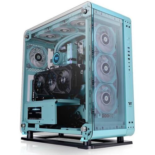 Корпус Miditower Thermaltake Core P6 TG Turquoise ATX без БП с окном