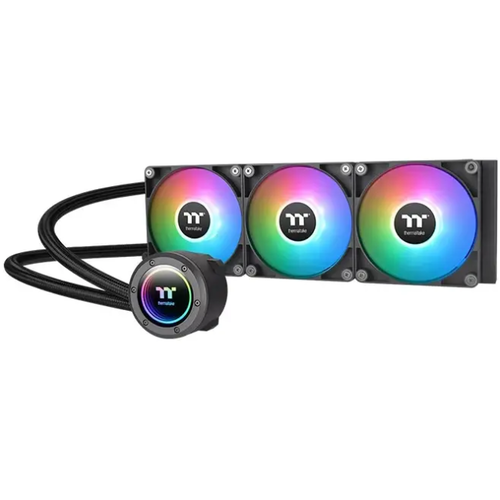 СВО CL-W376-PL14SW-A Thermaltake TH420 V2 ARGB Soc-AM5/AM4/1151/1200/1700 черный 4-pin 34.7dB Al+Cu Ret (CL-W376-PL14SW