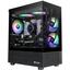 Корпус Minitower Thermaltake View 170 TG ARGB Black MicroATX без БП с окном, вид коллаж