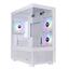 Корпус Minitower Thermaltake View 170 TG ARGB Snow White MicroATX без БП с окном, вид основной
