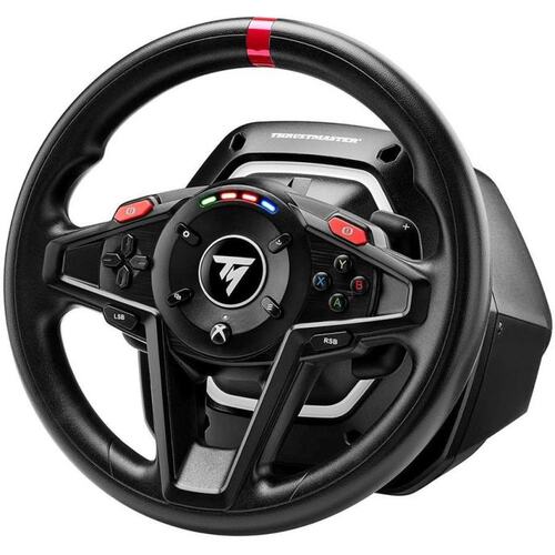 THR133 Руль ThrustMaster T128 13кноп. (с педалями) черный
