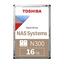 Жесткий диск 3.5" Toshiba NAS N300 16 Тб HDWG31GUZSVA SATA 6Gb/s (SATA-III), вид спереди