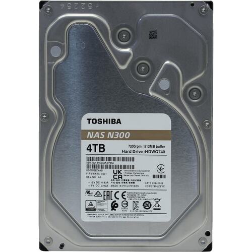 Жесткий диск Toshiba NAS N300 4 Тб HDWG740EZSTC