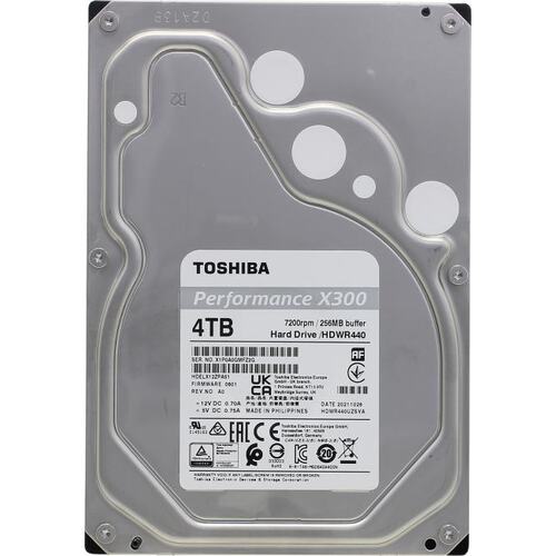 Жесткий диск 3.5" Toshiba X300 4 Тб HDWR440UZSVA SATA 6Gb/s (SATA-III)