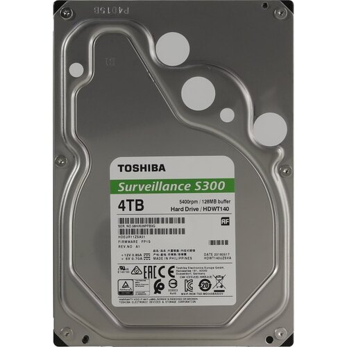 Жесткий диск 3.5" Toshiba Surveillance S300 4 Тб HDWT140UZSVA SATA 6Gb/s (SATA-III)